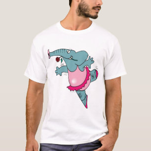 niedlicher Ballerina-Elefant in Tutu T-Shirt