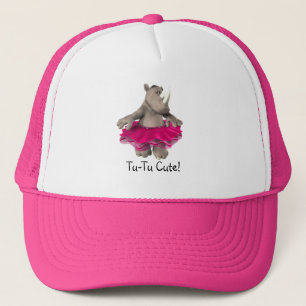 Niedlicher Ballerina-Hut des Rhino-Tu-Tu Truckerkappe