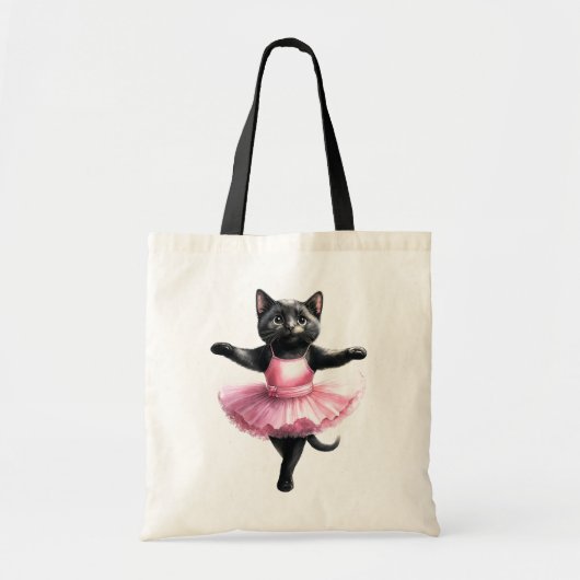 Niedlicher Ballerina Tragetasche (Vorne)