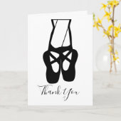 Niedlicher Ballet Dancer Slippers Lehrerempfehlung Karte (Gelbe Blume)