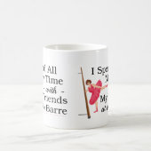 Niedlicher Ballettbarre-lustiger Ballerina-Tänzer Kaffeetasse (Mittel)