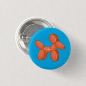 Niedlicher Ballon Dog Thunder_Cove Button (Vorne & Hinten)