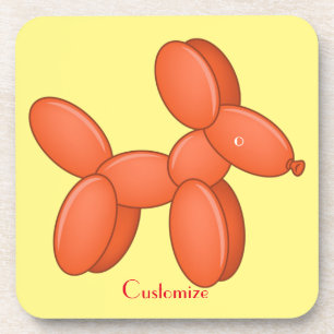 Niedlicher Ballon Dog Thunder_Cove  Getränkeuntersetzer
