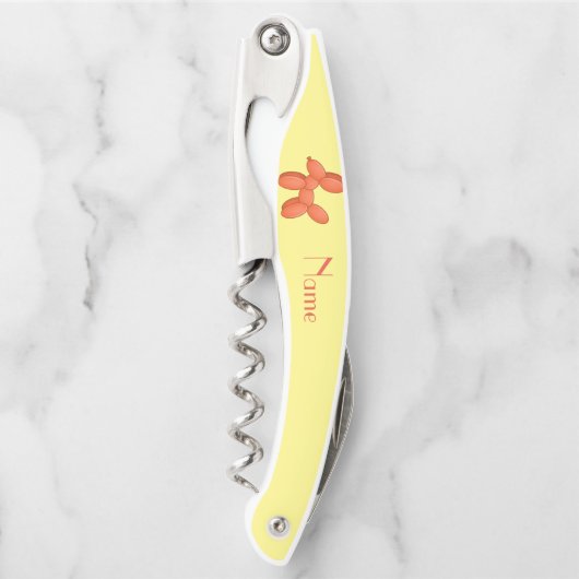 Niedlicher Ballon Dog Thunder_Cove Kellnermesser (Vorderseite)