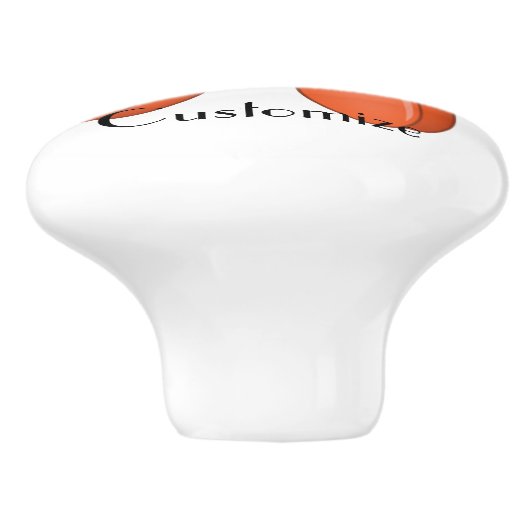 Niedlicher Ballon Dog Thunder_Cove Keramikknauf (Seitenansicht)