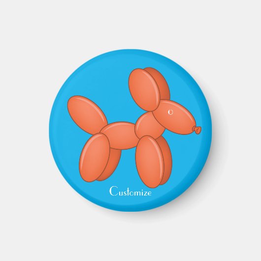 Niedlicher Ballon Dog Thunder_Cove Magnet (Vorne)