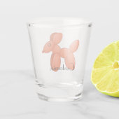 Niedlicher Ballon Dog Thunder_Cove Schnapsglas (Rückseite)