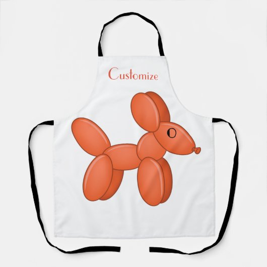 Niedlicher Ballon Dog Thunder_Cove Schürze (Vorderseite)