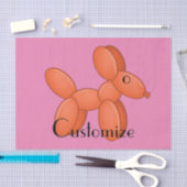 Niedlicher Ballon Dog Thunder_Cove Seidenpapier (Handwerk)