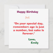 Niedlicher Ballon Geburtstag koala Karte (Rückseite)