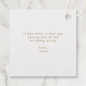 niedlicher Ballon Party echte Folie danke für Tag (Rückseite)