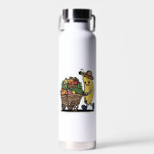 Niedlicher Bananen-Bauer Pushing Fruchtkarton-Aufk Trinkflasche (Vorne)