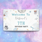 Niedlicher Banner zum Thema Geburtstag