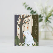 Niedlicher Bär 2025 Kalender Postkarte (Stehend Vorderseite)