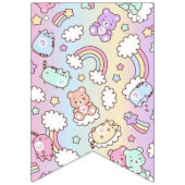 Niedlicher Bär ändern Geburtstag Wimpelkette (Dritte Fahne)