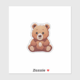 niedlicher Bär Aufkleber