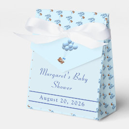 Niedlicher Bär & Balloons Boy Geschenkschachtel