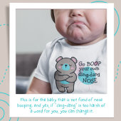 Niedlicher Bär - Boop My Nose Baby Bodysuit nicht Baby Strampler