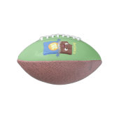 Niedlicher Bar-Cartoon-Charakter mit Schokoladenko Football (Gedreht 90)