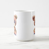Niedlicher Bär Cool Teddy-positiv Kaffeetasse (Mittel)