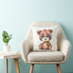 Niedlicher Bär Cool Teddy-positiv Kissen