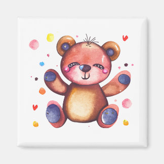 Niedlicher Bär Cool Teddy-positiv Magnet
