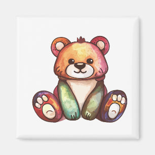Niedlicher Bär Cool Teddy-positiv Magnet