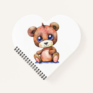 Niedlicher Bär Cool Teddy-positiv Notizblock