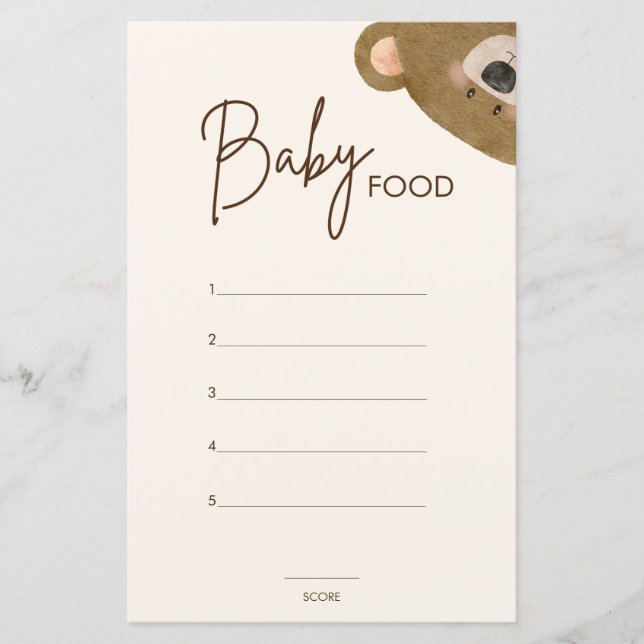 Niedlicher Bär, den wir frühzeitig abwarten können (Vorderseite)