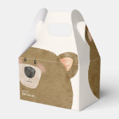 Niedlicher Bär, den wir frühzeitig abwarten können Geschenkschachtel (Rückseite)