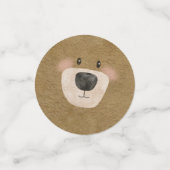 Niedlicher Bär, den wir frühzeitig abwarten können Konfetti (Klein Vorderseite)