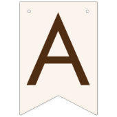 Niedlicher Bär, den wir frühzeitig abwarten können Wimpelkette (Dritte Fahne)