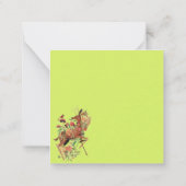 Niedlicher Bär, der einen Kuchen genießt Mitteilungskarte (Rückseite)