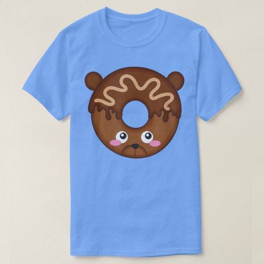 Niedlicher Bär Donut Grizzly Donuts Bears Anime 53 T-Shirt (Design vorne)