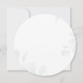 Niedlicher Bär Eukalyptus Couple Baby Dusche Botan Einladung (Rückseite)