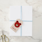 Niedlicher Bär Geschenkanhänger (Mit Garn)