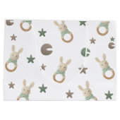 Niedlicher Bär Große Geschenktüte (Rückseite)