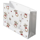Niedlicher Bär Große Geschenktüte (Vorderseite Schrägansicht)