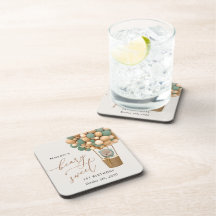 Niedlicher Bär, Grüne Balloons, erster Geburtstag