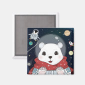 Niedlicher Bär Magnet (Vorderseite/Rückseite)