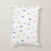 Niedlicher Bär mit benutzerdefinierbarem Namen Dekokissen (Rückseite(Vertikal))