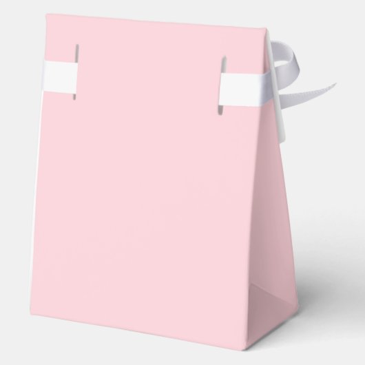 Niedlicher Bär mit rosa Bug Gesichtskasten Geschenkschachtel (Rückseite)