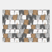 Niedlicher Bär Nahtloses Muster Geschenkpapier Set (Vorderseite 3)