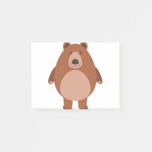 Niedlicher Bär Post-it Klebezettel