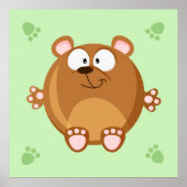 Niedlicher Bär Poster (Vorne)