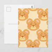 Niedlicher Bär Postkarte (Vorne/Hinten)