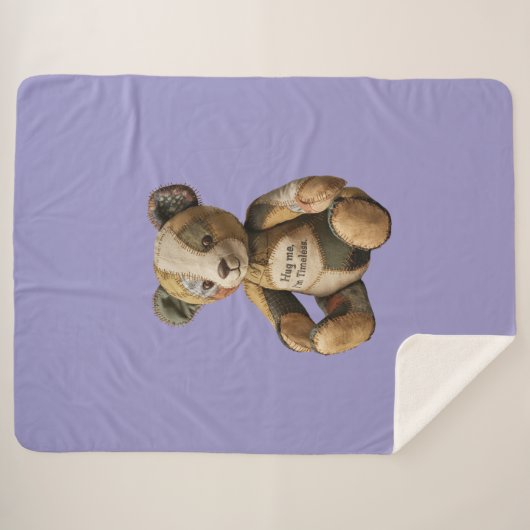 niedlicher Bär Sherpadecke (Vorderseite (Horizontal))