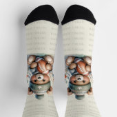 Niedlicher Bär Socken (Oben)