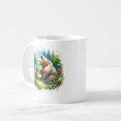 Niedlicher Bär und Personalisierter Kühl Kaffeetasse (Vorderseite Links)