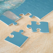 Niedlicher Bär und Weihnachtsbaum Urlaub Puzzle (Seite)